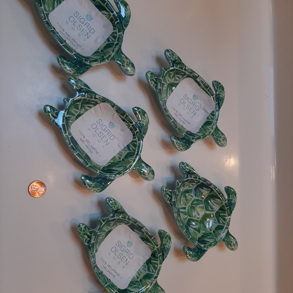 Sigrid Olsen Turtles Melamine Condiment Dishes (SET OF 4) - Picture 14 of 15
